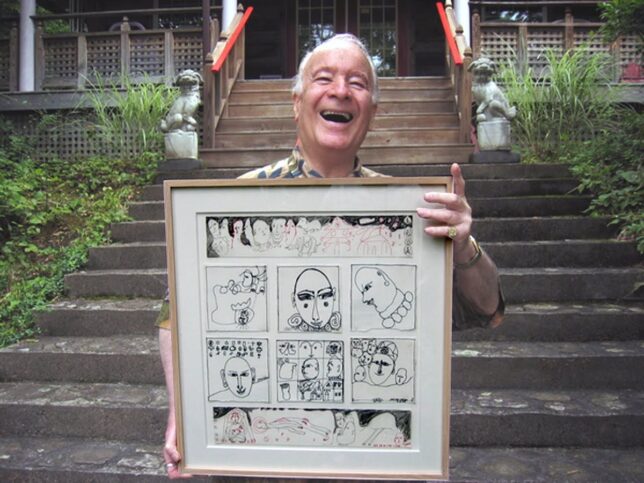 Sam Spanier Holding Drawing